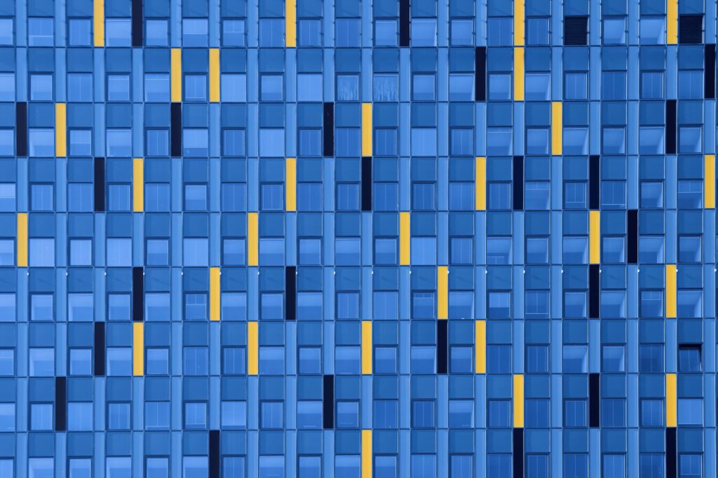 blue yellow windows