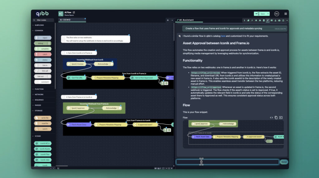 qibb AI Copilot create flow scaled