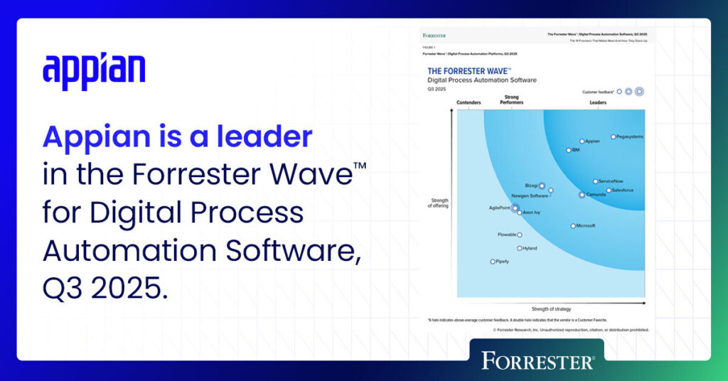 DGR Forrester Wave Digital Process Automation Platforms Q3 2025 1200x628 v3b