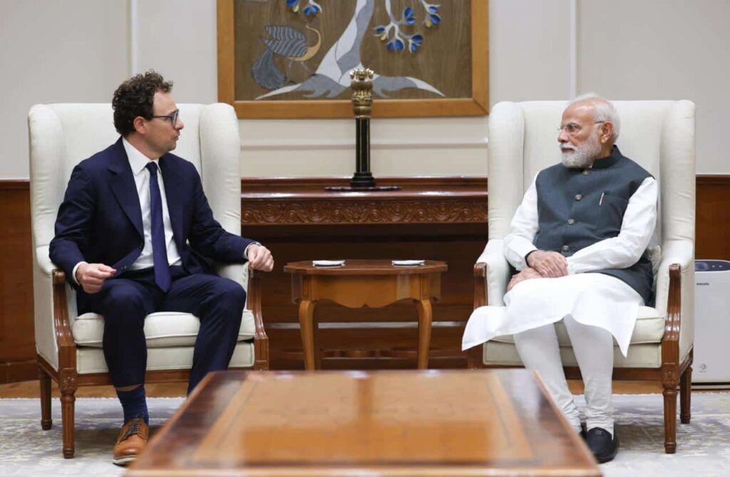 Dario Amodei CEO and Co founder of Anthropic met with The Prime Minister Shri Narendra Modi