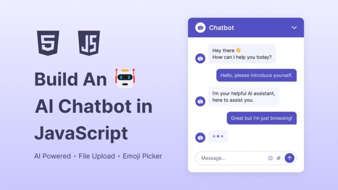 How to Build an AI Chatbot with HTML CSS and JavaScript 696x392 1