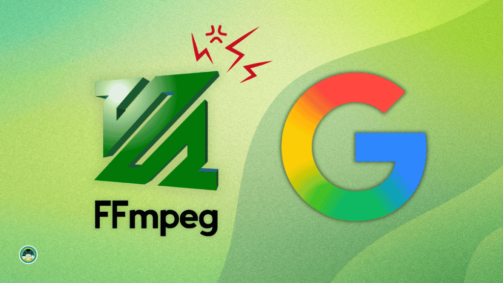 ffmpeg unhappy with google