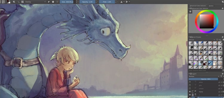 00 featured krita painting tutorial