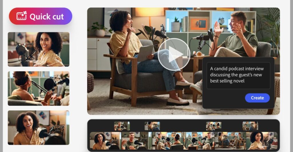 Adobe Quick Cut hero