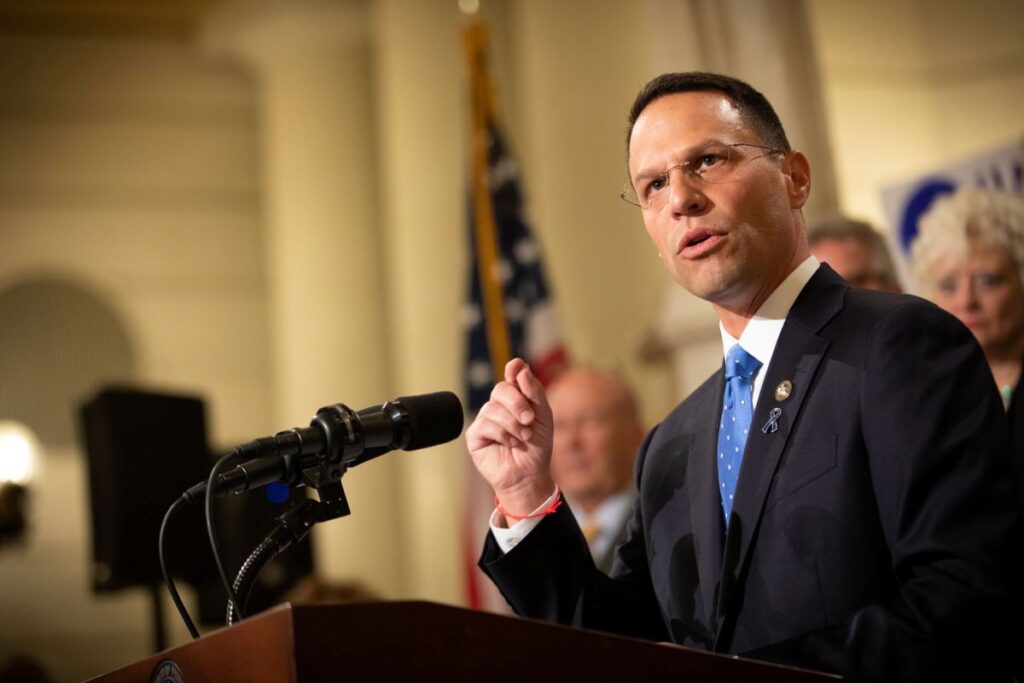 Attorney General Josh Shapiro Governor Tom Wolf First Lady Frances Wolf Legislators Victims and Advo